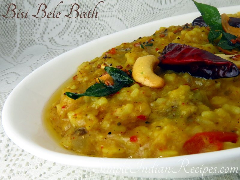 Bisi Bele Bath | Simple Indian Recipes